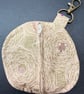Circular zipped pouch (for earphones, keys, change etc...) - Dormouse