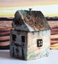 Wonky Driftwood Barn, Driftwood Art from Scotland
