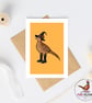 Halloween Pheasant Card – Witch Pheasant in Wellies – Hand Drawn A6 Card - Image 6