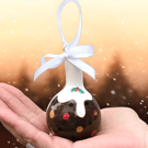 Christmas Pudding Gourdble - Plum Pudding Gourd Bauble