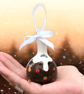 Christmas Pudding Gourdble - Plum Pudding Gourd Bauble