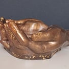 Handmade Resin "Helping Hand" Trinket Dish - Custom Colours Available