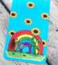 Rainbow Hedgehog Bookmark with tassel  - Image 3