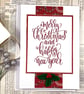 Christmas card - swirly text - Image 1