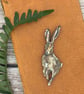 Sustainable Wooden Hare Magnet - Image 2