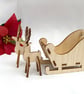 Santa Sleigh and Reindeer Decorations, DIY Crafts - Image 2