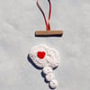 Crochet Think Bubble Hanger