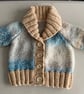 Chunky Hand Knitted Cardigan (Chest 20”) - Image 1