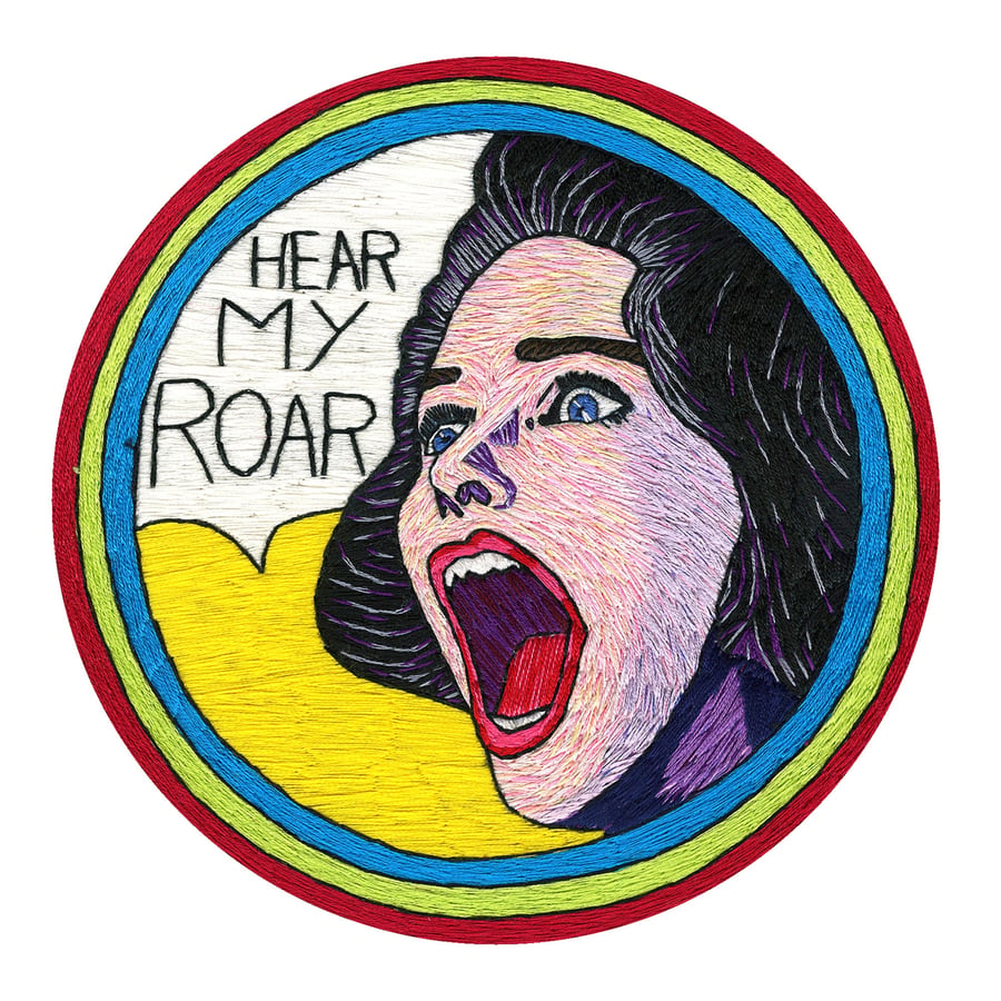 Hear My Roar, Limited Edition Fine Art Giclee Print, 10in x 10in