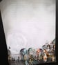 Letter Writing Paper Creepy Haunted Woods and House - Image 4