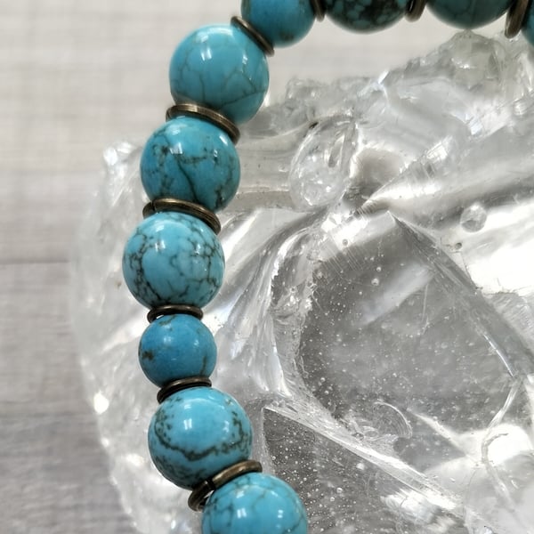 HB5 Elasticated Turquoise bracelet