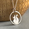 Little edge of the woods squirrel necklace
