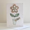 'Thank You Mum' - Handmade C6 Blank Card