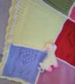 Floral Patchwork Baby Blanket in Chunky Yarn, Coming Home Blanket, Baby Gift - Image 7