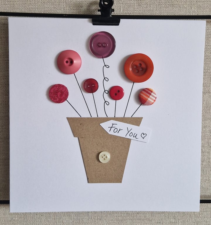 Just for You handmade card Say it with Flowers 