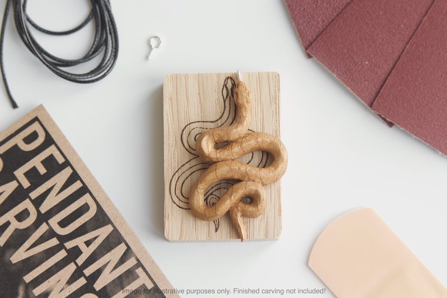 Snake Pendant Carving Kit