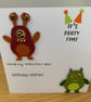  Monsterous Birthday Card Handmade Papercraft Design - Image 5
