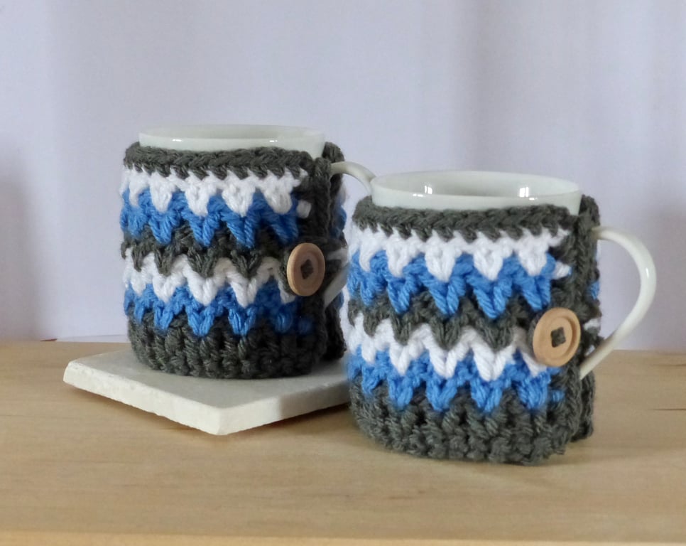 Crocheted Mug Cosies