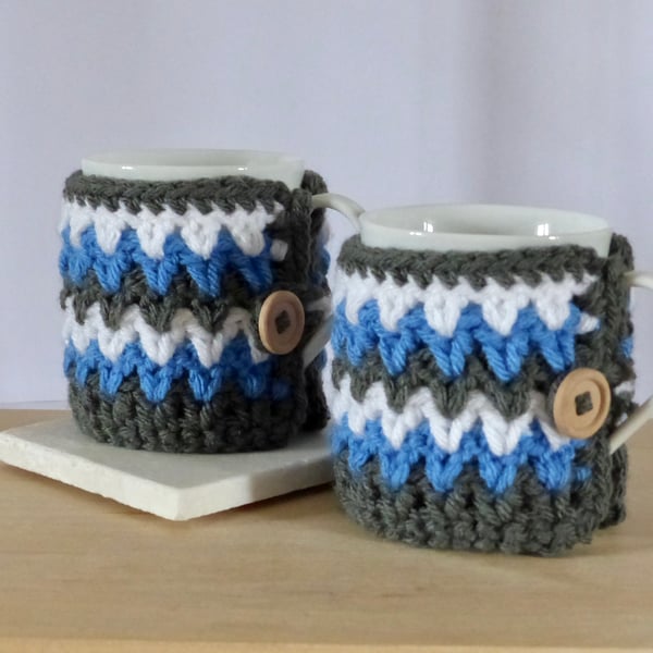Crocheted Mug Cosies