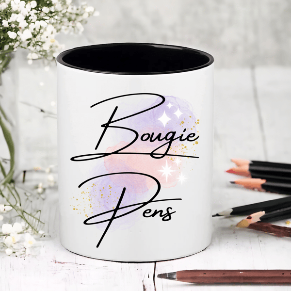 Bougie Pens Pen ,Pencil Pot - Novelty Funny Office Gift