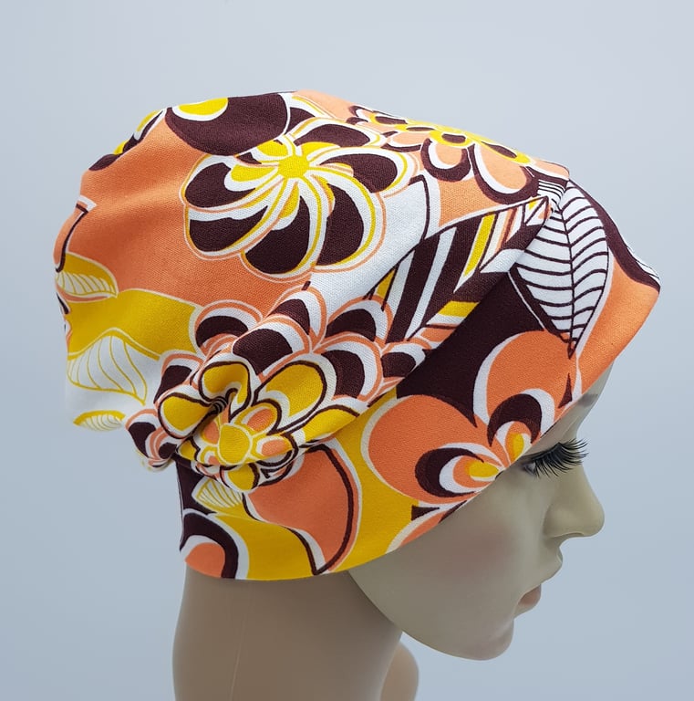 Chemo beanie, nurse hair cover, summer hat, alopecia hair loss