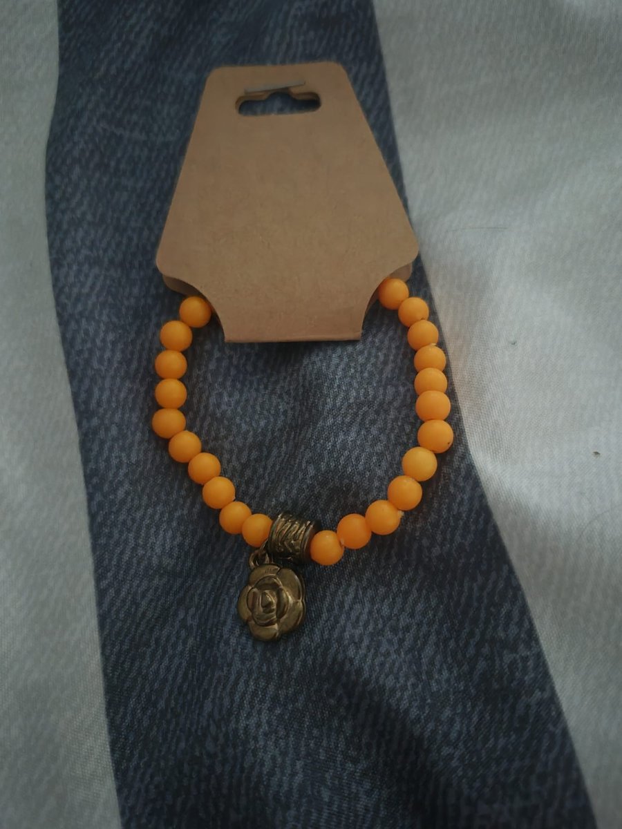 Orange bracelet