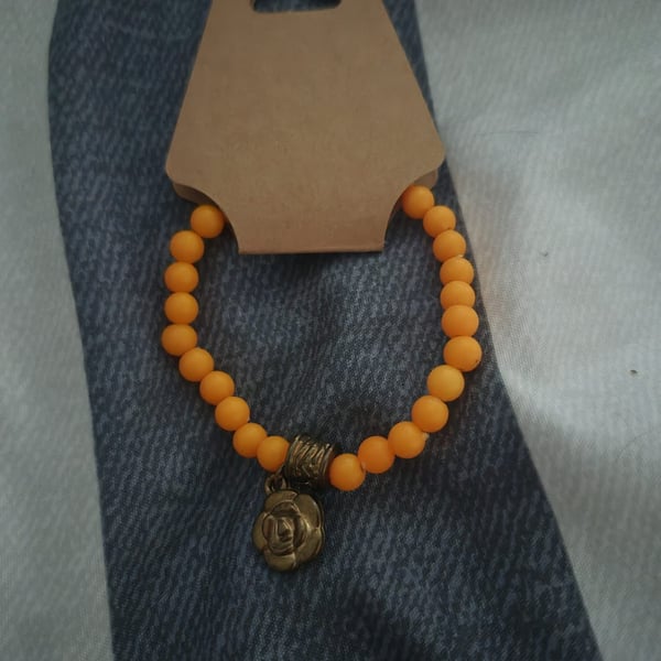 Orange bracelet