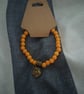 Orange bracelet