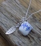 Sterling silver mini jug and leaf pendant ,necklace  - Image 3