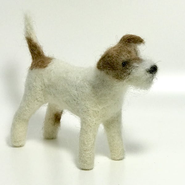 Jack Russell  Needle felting kit - ideal for a more experienced felter
