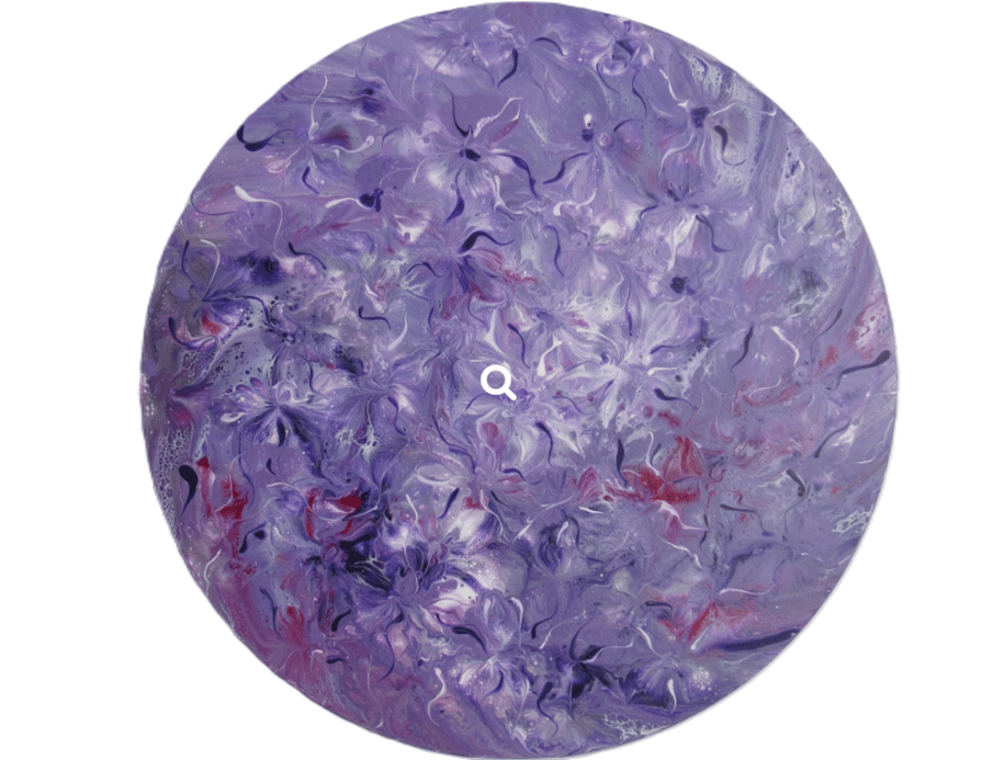 "Lavender Dreams"Original Handmade Abstract Acrylic Painting
