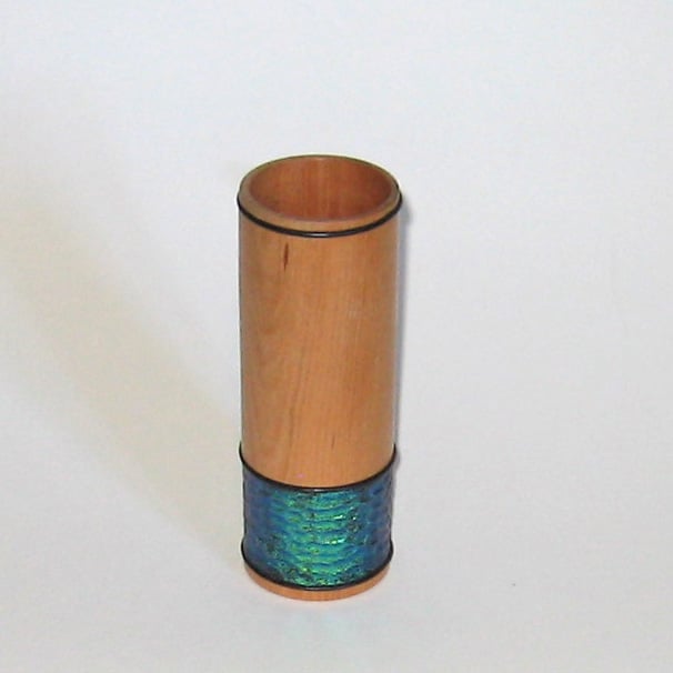 Iridescent brush pot