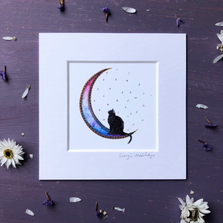 'At Twilight' 5" x 5" Mounted Print