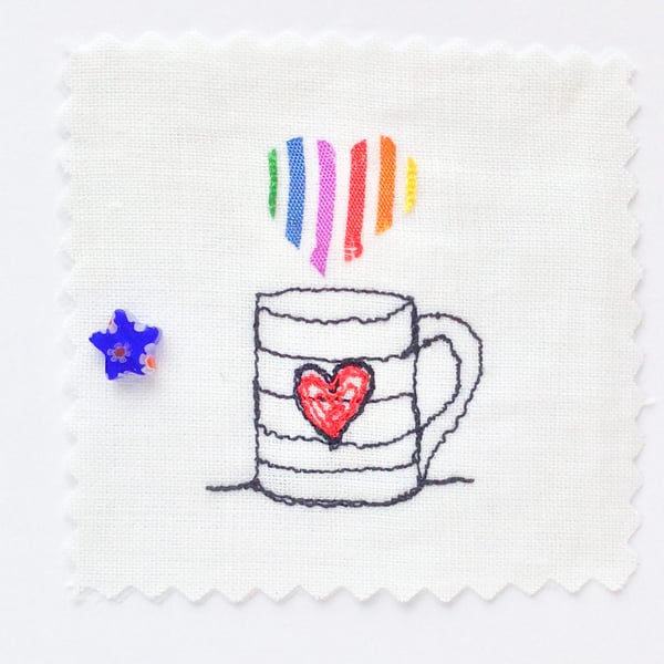 Embroidered Card.