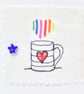 Embroidered Card. - Image 1