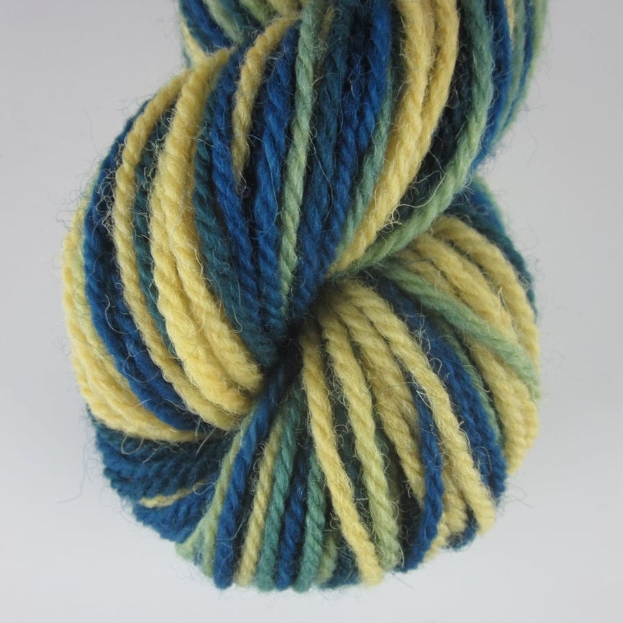 50g Sherwood Space Dyed Natural Dye Aran Fingering Wool Yarn