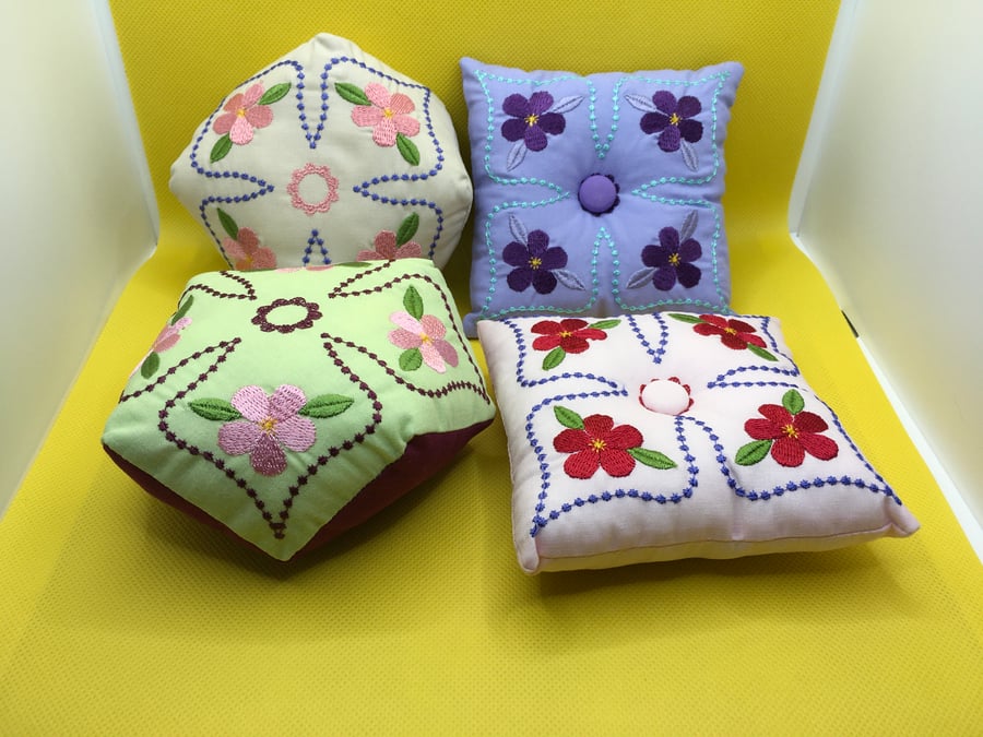 A Pincushion for a Stitcher. Different Shapes and Colours to Choose From.  4.50