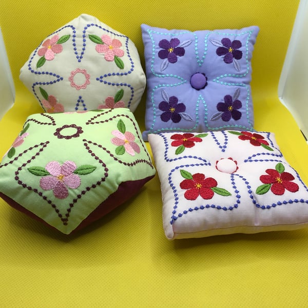 A Pincushion for a Stitcher. Different Shapes and Colours to Choose From.  4.50