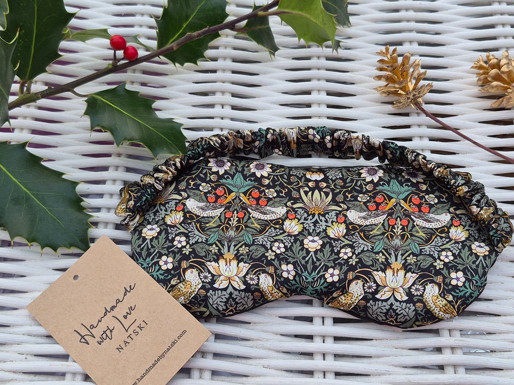 Silk eye mask. Weighted eye mask.