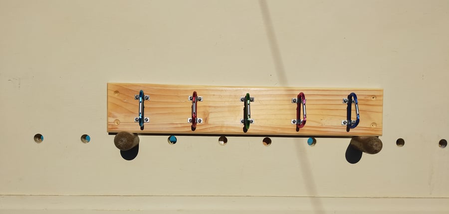 Carabiner Coat Rack