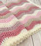 Pink Baby Blanket - Handmade Crochet - Newborn Girl Gift - Image 1