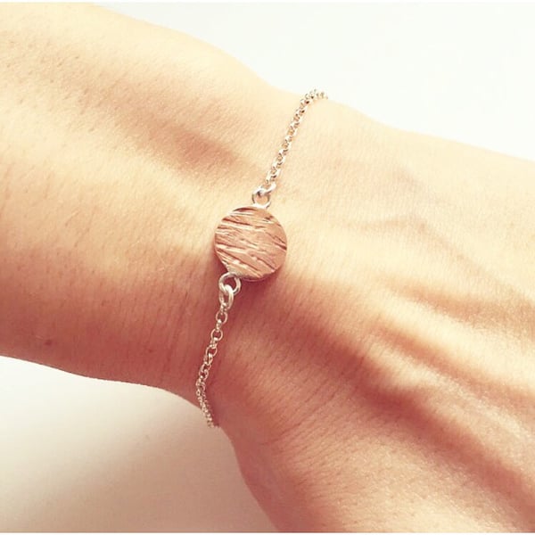 Meadow bracelet Sterling silver and copper