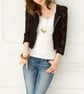 Cropped Lace Jacket - Image 2