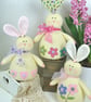 PDF - Honey Bunnies Felt Pattern - Easter Decorations