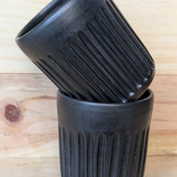 Coffee tumbler (matte black)