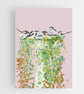 Blank card Longtailed tits garden bird card - Image 5