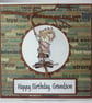 Handmade Grandson Birthday card - Image 1