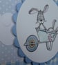 Happy Birthday Card - Rabbit in Wheelbarrow - Image 8
