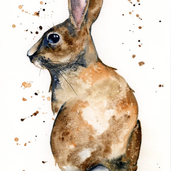 Rabbit Spirit  - original watercolour