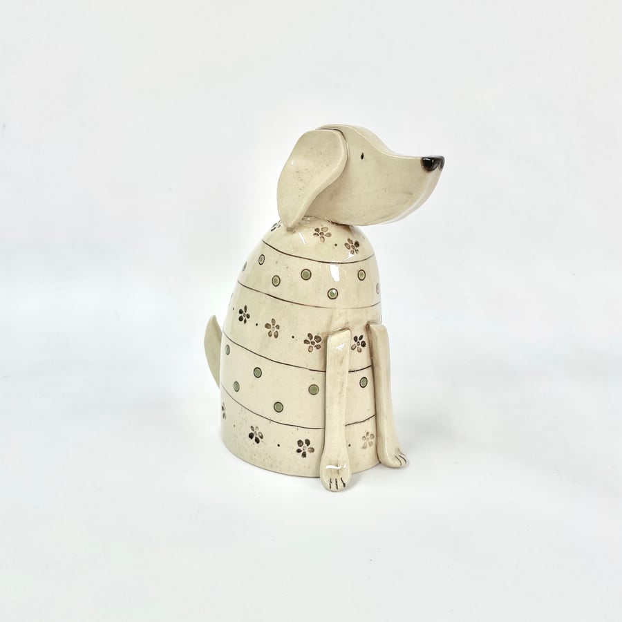 Handmade Ceramic Cat Ornament Unique Birthday Anniversary Pottery Gift Bongo